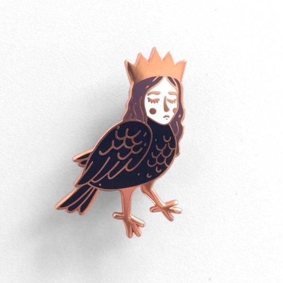 ariesmoon89 Accessories - Alkonost Beast And Tales Pin